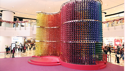 Link Sets a New Guinness World Record
with a Huge Pinwheel Installation at Temple Mall
黃大仙中心 大型風車展示 創下健力士世界紀錄